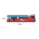 2pcs PCI Express Riser Card 1x to 16x USB3.0 SATA Power for Bitcion Minier