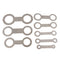 1 Set /8 Pieces Saxophone Pads Iron for Woodwind Instrument Repair Care