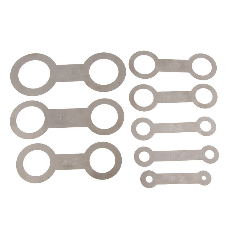 1 Set /8 Pieces Saxophone Pads Iron for Woodwind Instrument Repair Care