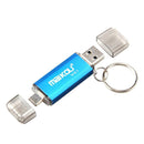 2 In 1 USB 3.0+ Type C OTG Flash Drive Memory Stick U Disk Blue 128GB