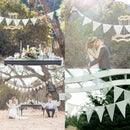 12 Flags 3.2m Tropical Flower Flags Pennant Wedding Birthday Party Decor