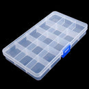 Fishing Lures Hook Bait Plastic Storage Box Adjustable Case Tackle Accessory