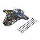 1pc Black Mountain Bike Fender Bicycle Front Rear Mudguard 26.5 x 27.5cm JR