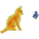 Golden Cat Diamond Embroidery Painting Cross Stitch DIY Craft Home Decor