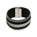 Fashion Ladies Rhinestone Gilt Buckle Bracelet Bangle Wristband