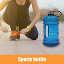 2.2L Large Capacity Water Bottle BPA Free Kettle for Fitness (Dark Blue)