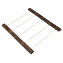 26 X 29 Inch Wall Picture Display Frame with 30 Clips, Wood Decor Wall-moun