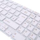 Premium UK Notebook Keyboard for Toshiba Satellite L50-B White No Frame