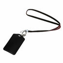 Rhinestone Bling Crystal Custom Lanyard Vertical ID Badge Holder (Red)