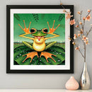 5D DIY Full Drill Diamond Painting Funny Frog Cross Stitch Embroidery Craft
