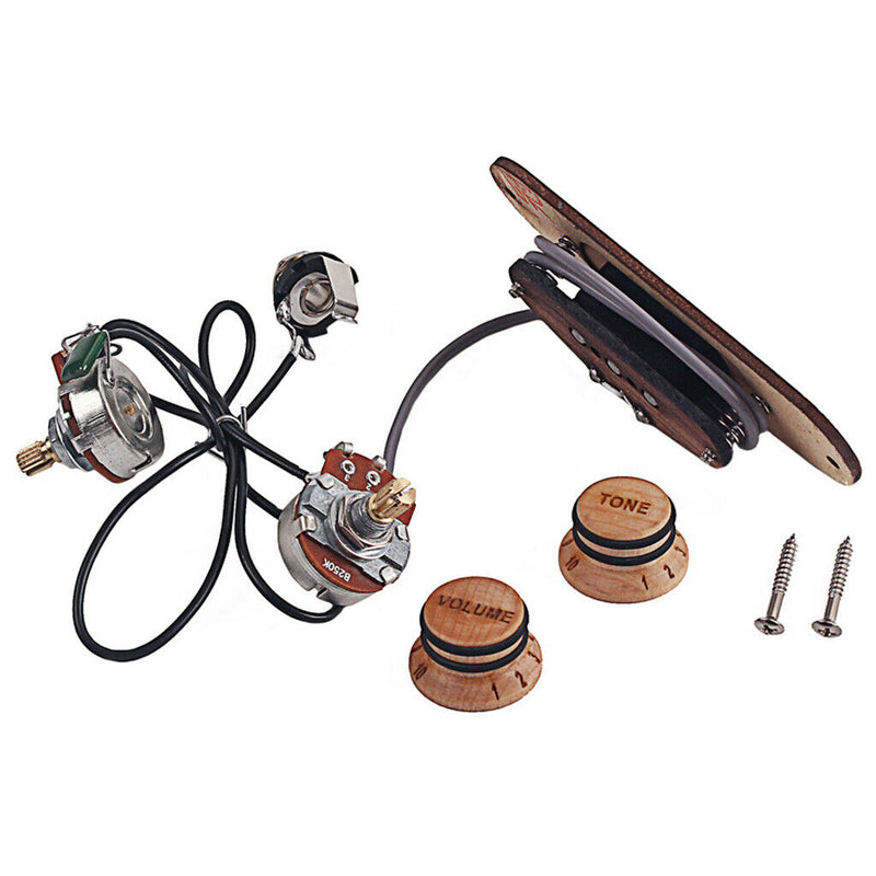 3 String Cigar Box Guitar Pickup Amplifier with Input Jack Cable String