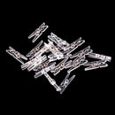 20pcs Mini Clear Plastic DoLJ Clothespin Photo Paper Peg Clips Laundry HangersLJ