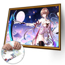 1000pcs Sickle Girl Jigsaw DIY Paper Puzzle Assembling Adults Children Toys