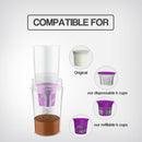 Single Serve Coffee Maker Travel Mug Compatible with K-Cup for Ground Coffee,
