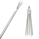 5-Prong Fishing Fish Frog Eel Salmon Stainless Spear Gig M8 Long Nut Barbed A6D0