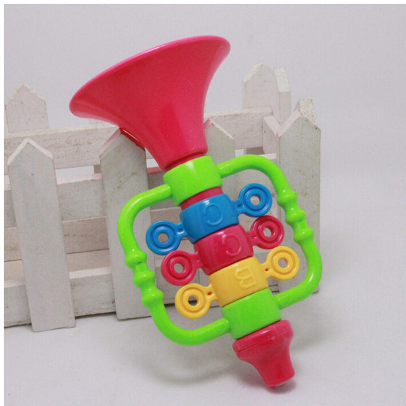 Baby Cute Trumpet Speaker Children Musical Instruments Educational Hooter ToysOA