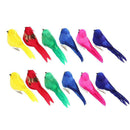 10pcs DIY Artificial Birds with Clip Simulated Colorful Feather Home Decor
