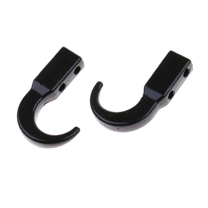 Black Metal Trailer Winch Tow Hooks for 1/10 RC4WD D90 Remote Control Buggy