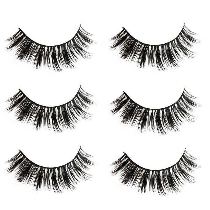 Human Hair Flutter Wispy False Eyelashes Like Red Cherry w N8N8 D4Z7 Z8M8 R S8U9