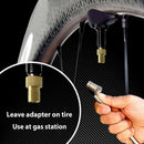 4Pc Aluminum Alloy Bike Valve Adapter Bike Inner Tube Caps Cover Adapter Ra P2S9