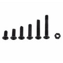 250 Pcs/Set M3 Screws Nuts Alloy Steel Hex Socket Screws Bolt With Hex Nuts