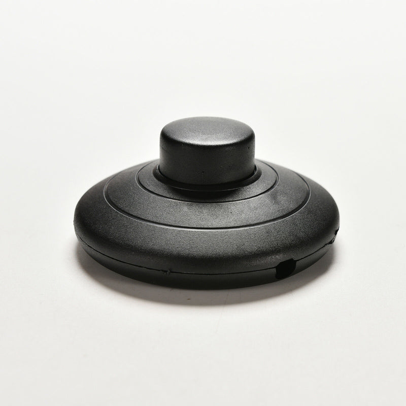 Black In-Line Inline Lamp Foot Push Switch Power Light Foot Switch LightingR JR