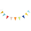 colorful 10m bunting banner triangle flags brithday graduation party decor  JR