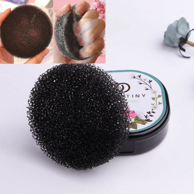 Black Makeup Brush Clean Eye Shadow Sponge Cleaner Make Up Brushes Tool BoxW`US