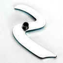 Styling Accessories Vehicles Mini Zinc Alloy Front Electroplated S Grill Badge