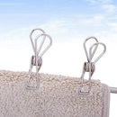 40 Pack Stainless Steel Clothes Pins Utility Clips Hooks for Home & Office