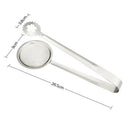Creative Stainless Spoon With Clip Food Kitchen Oil-Frying BBQ Filter 2pcs