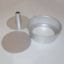 Round Hollow Chiffon Cake Mold Angel Food Cake Pan with Removable Bottom 8"