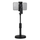Phone Stand, ABS Retractable Height Adjustable Cell Phone Stand for Desk, Phone