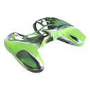 Camouflage Controller Cover for Sony PS5 Silicone Protective Guard (Green) A