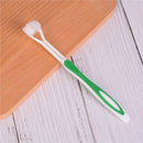 1xChild Health Green color Three Head 3 Sided Toothbrush Ultrafine Soft Bristle3