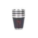 4pcs/lot 70ml Outdoor Camping Cups Set Picnic Supplies Stainless Steel Wine Cup-
