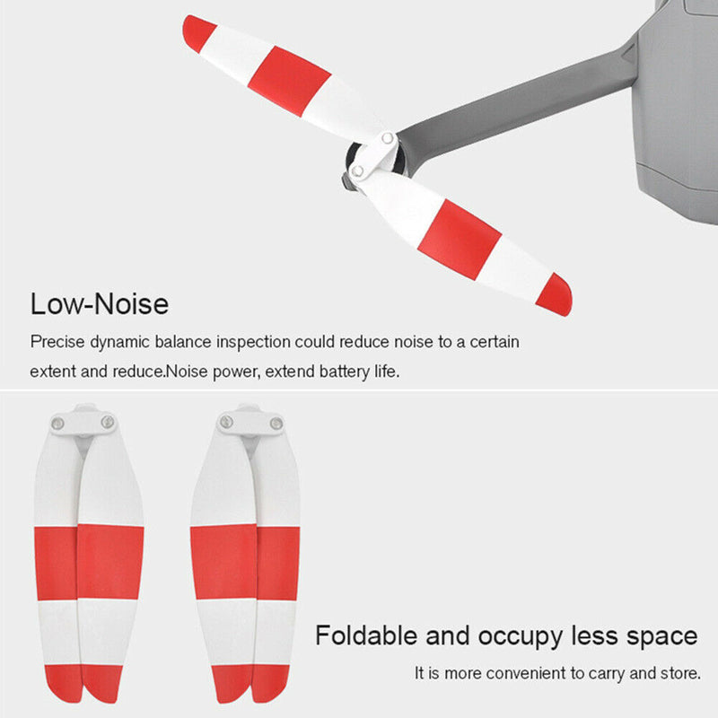 Low Noise Drone Accessories ABS Paddle Mark Propeller for DJI Mavic Air