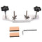 Repair Home Cork Gasket Luthier Tool Universal Guitar Bridge Clamp With L Wrench