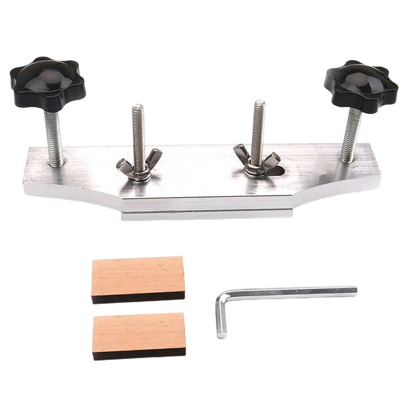 Repair Home Cork Gasket Luthier Tool Universal Guitar Bridge Clamp With L Wrench