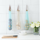 creative home hollow breathable hanging storage bag of garlic onion hanger -Q