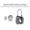 Anytek L13 Fingerprint Padlock CR2032 Cell Operated for Door Bag Suitcase A