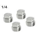 4x 1/4 in Pipe Boat Marine Stainless Replacement Transom Garboard Drain Plug jnb