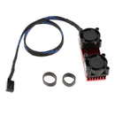 NVMe M.2 SSD Cooler Heatsinks with 25mm Fans for PC Laptop Desktop Computer - 3