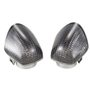 Motorcycle Replacement Front Turn Signals Light Lens Blinker Cover Smoke fo