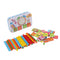 Math Kids Number Cards & Counting Stick Building Block &Metal Box Baby Preschool