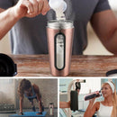 Protein Shaker Bottle, Stainless Steel Sports Water Bottle Shaker Cup, Leak V1L8