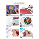 Cat Diamond Painting Coffee Tassels Special Shape Partial Drills Home Decor