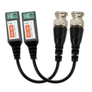 2 networks CAT 5 camera CCTV BNC coaxial passive video balun UTP transceive