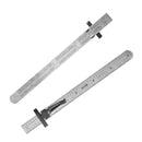 6" Stainless Steel Pocket Rule Handy Ruler with Clip Measuring Tool Efficient