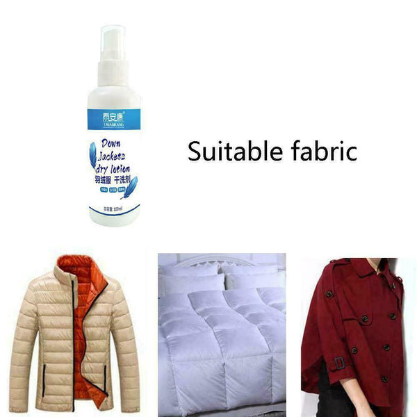 100ml Waterless Clothing Cleansing Foam Home Supplies X6R8